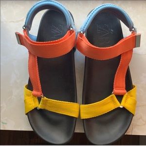 Zara multi colored Sandals- excellent condition ✨